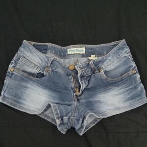 Paris Blues Women's Faded Blue Jean Shorts
